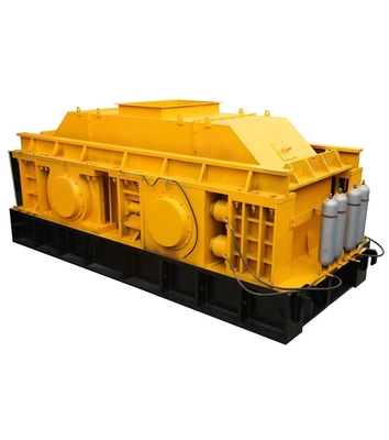 Hydrauliczna kruszarka dwuwalcowa z zębami 1000 mm System szlifowania o średnicy rolki