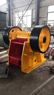 55Kw Hard Granite Small Rock Crushing Machine PE500 * 750 Yellow White