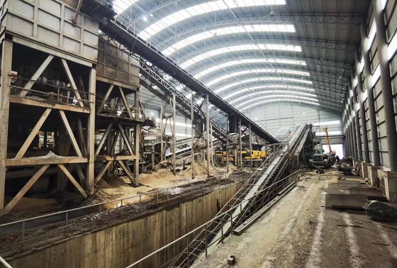 Automatyczny przenośnik taśmowy 415V, 440V 400mm Przenośnik do kamieniołomów i transportu minerałów
