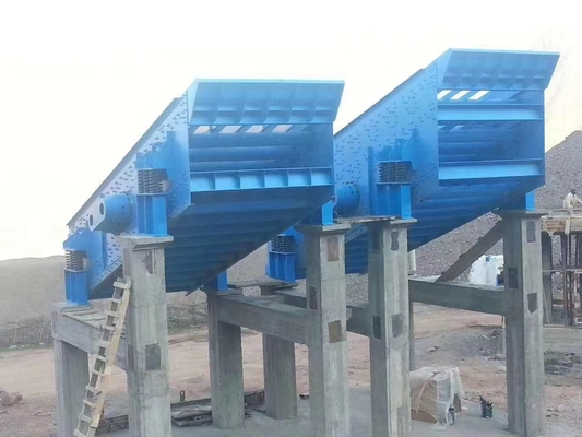 Wibracyjny ekran wibracyjny serii Yk 45Kw w kamieniołomie Iron Grey