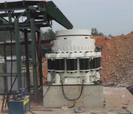 Rock Riverstone Cone Crusher Machine Mining 313 mm Max karmienie