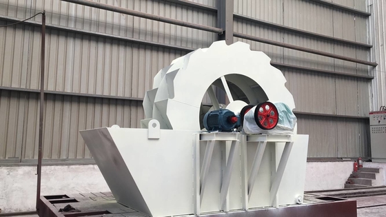 Maszyna do przesiewania kół wibracyjnych 7,5 kW 180 TPH Złota spiralna pralka z piaskiem
