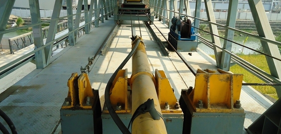 Przenośnik taśmowy do kopalni węgla 380V 250kW Guma pochyłej ściany bocznej