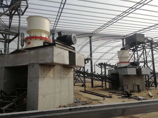 Żelazna kruszarka stożkowa DP, jednocylindrowa hydrauliczna kruszarka do skał