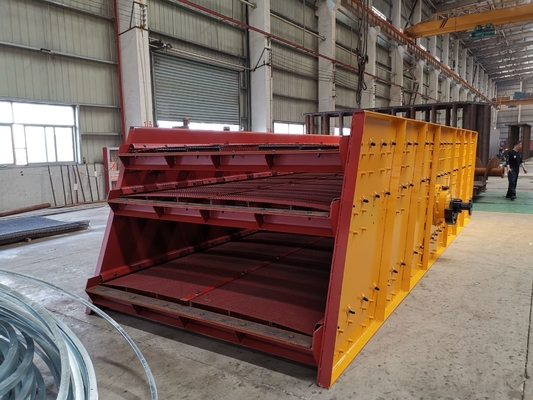 Separator okrągłych obrotowych przesiewaczy kruszywa wibracyjnego 120 mm Piasek z żwiru gruntowego