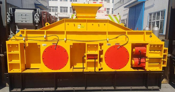 Hydrauliczna kruszarka dwuwalcowa z zębami 1000 mm System szlifowania o średnicy rolki